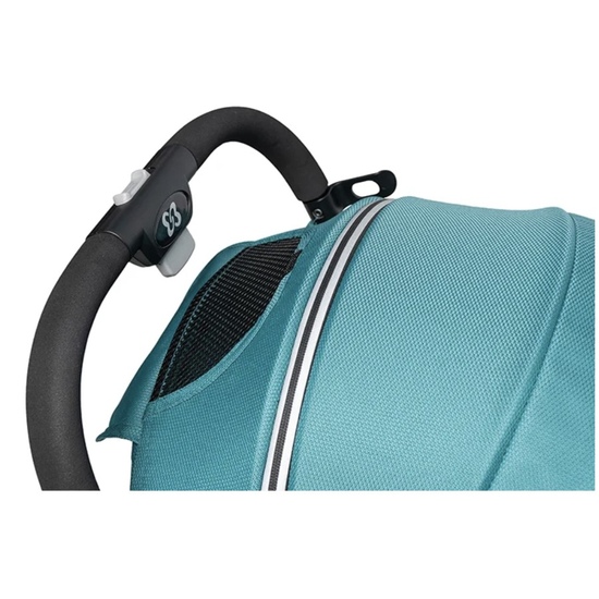 Коляска прогулочная Farfello Comfy Go Comfort Chrome Aqua Black - 6